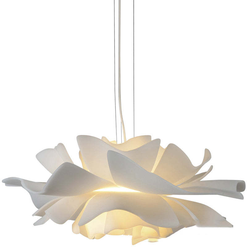 Bella Moderne Design Hanglamp Bloem Wit Metaal Woonkamer Slaapkamer