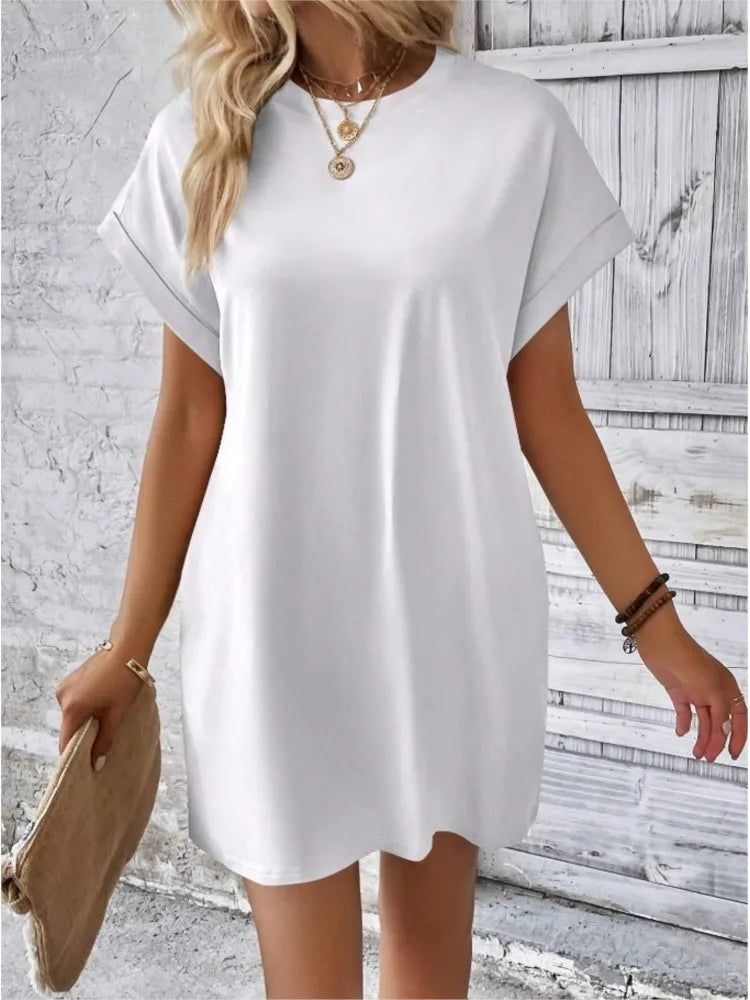 Brianna | Effortless Tummy Covering Mini Dress